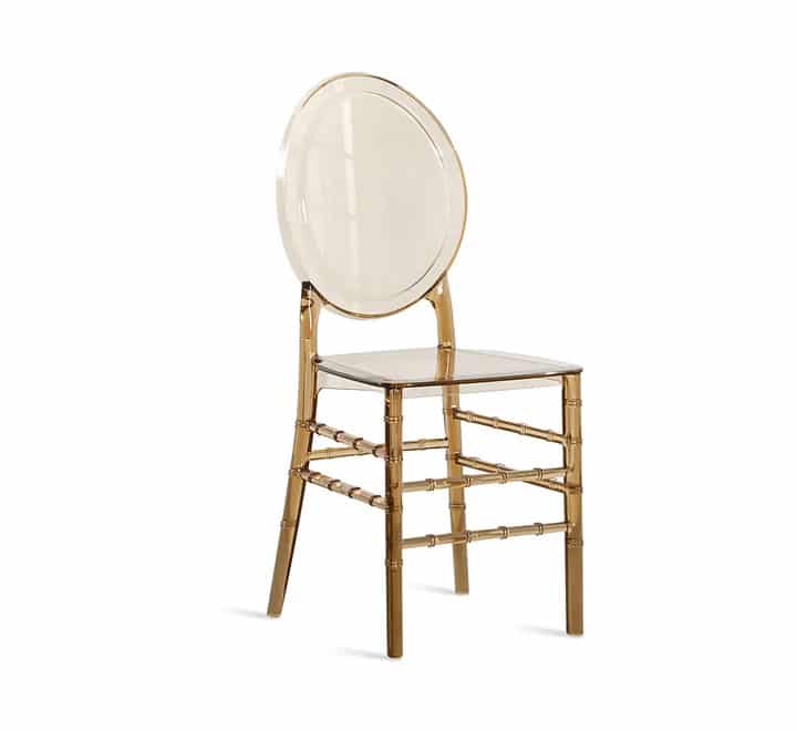 Crystal Florence Chair Amber