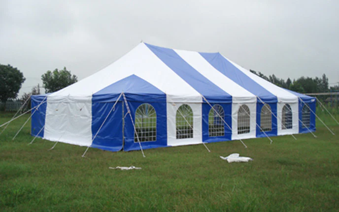 peg and pole tents 9x15m