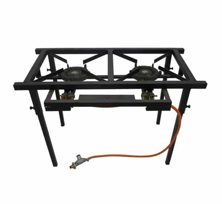 2 pate gas stove- heavy duty