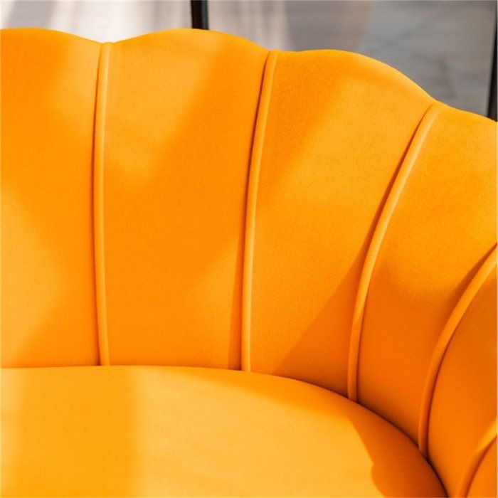 Monaco 2-Seater Mustard Couch. - Image 3