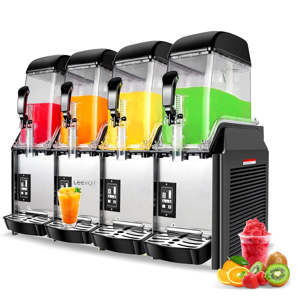 4 Barrel-Commercial Slushie Machine