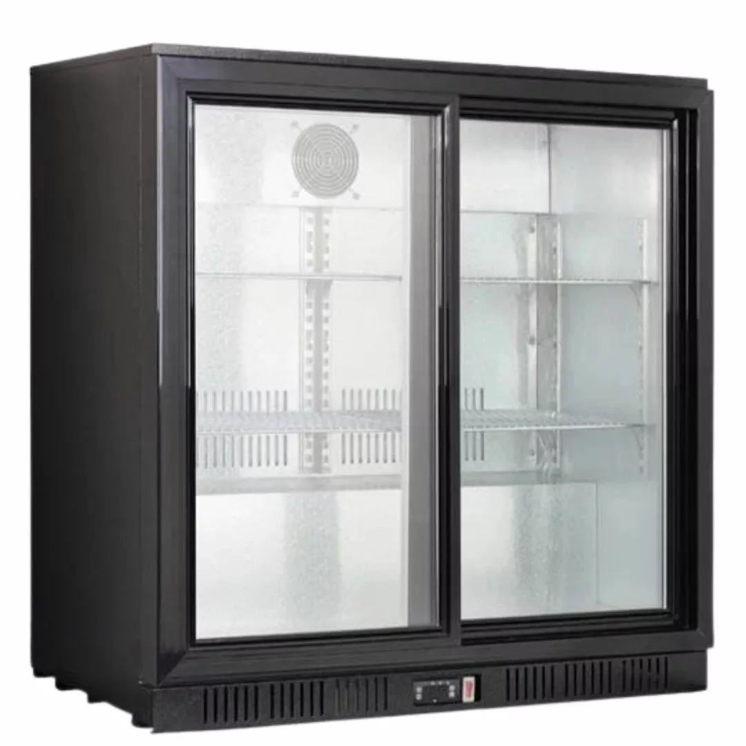 BACK BAR COOLER 2 DOOR SLIDING